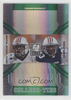 2007 Donruss Elite - College Ties - Green #CT-1 - Carnell "Cadillac" Williams, Kenny Irons /800