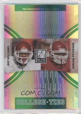 2007 Donruss Elite - College Ties - Green #CT-2 - Adrian Peterson, Roy Williams /800