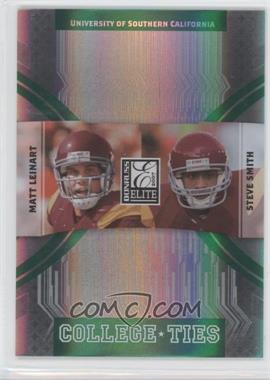 2007 Donruss Elite - College Ties - Green #CT-4 - Steve Smith, Matt Leinart /800