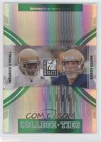 Maurice Stovall, Brady Quinn #/800