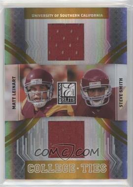 2007 Donruss Elite - College Ties - Jerseys #CT-4 - Steve Smith, Matt Leinart /250 [EX to NM]