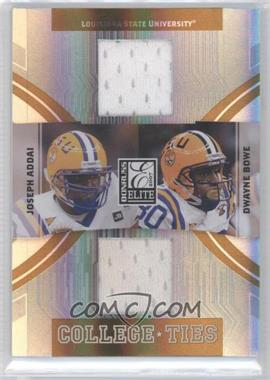 2007 Donruss Elite - College Ties - Jerseys #CT-6 - Dwayne Bowe, Joseph Addai /250