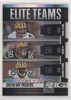 Brett Favre,, AJ Hawk, Donald Driver #/800