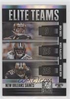 Drew Brees, Deuce McAllister, Reggie Bush [EX to NM] #/800