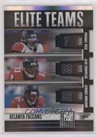 Alge Crumpler, Jerious Norwood, Michael Vick [EX to NM] #/800