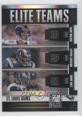 2007 Donruss Elite - Elite Teams - Black #ET-21 - Marc Bulger,, Steven Jackson, Torry Holt /800