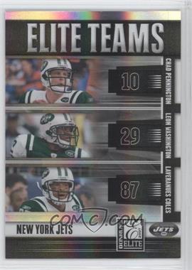 2007 Donruss Elite - Elite Teams - Black #ET-25 - Chad Pennington, Leon Washington, Laveranues Coles /800