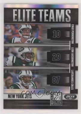 2007 Donruss Elite - Elite Teams - Black #ET-25 - Chad Pennington, Leon Washington, Laveranues Coles /800