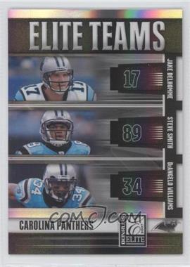 2007 Donruss Elite - Elite Teams - Black #ET-5 - Jake Delhomme, Steve Smith, DeAngelo Williams /800