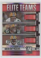 Brett Favre,, AJ Hawk, Donald Driver #/400