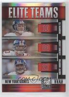 Eli Manning, Jeremy Shockey, Brandon Jacobs #/400