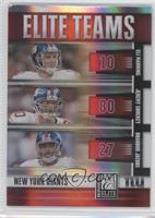 Eli Manning, Jeremy Shockey, Brandon Jacobs #/400