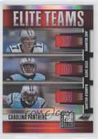 Jake Delhomme, Steve Smith, DeAngelo Williams #/400