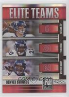 Jay Cutler, Mike Bell, Javon Walker [EX to NM] #/400