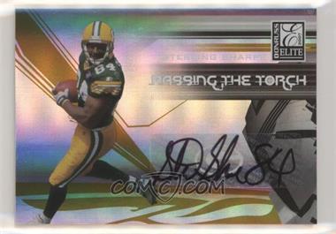 2007 Donruss Elite - Passing the Torch - Autographs #PT-19 - Sterling Sharpe /99