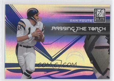 2007 Donruss Elite - Passing the Torch - Blue #PT-5 - Dan Fouts /200