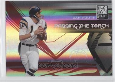 2007 Donruss Elite - Passing the Torch - Red #PT-23 - Dan Fouts, Philip Rivers /800