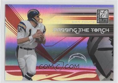 2007 Donruss Elite - Passing the Torch - Red #PT-23 - Dan Fouts, Philip Rivers /800