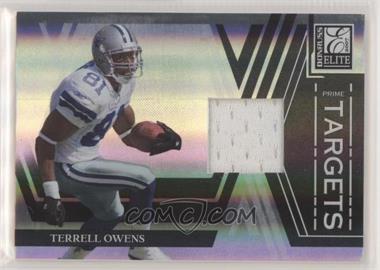 2007 Donruss Elite - Prime Targets - Jerseys #PT-2 - Terrell Owens /175