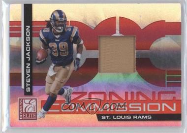 2007 Donruss Elite - Zoning Commission - Jerseys Prime #ZC-31 - Steven Jackson /50