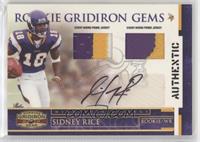 Rookie Gridiron Gems - Sidney Rice [EX to NM] #/50