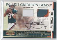 Rookie Gridiron Gems - John Beck #/50