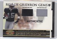 Rookie Gridiron Gems - Johnnie Lee Higgins #/50