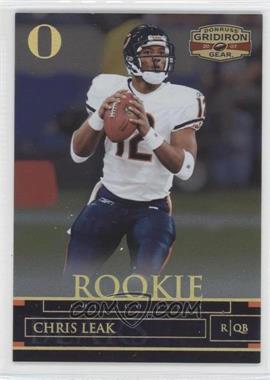 2007 Donruss Gridiron Gear - [Base] - Gold O's #118 - Rookie - Chris Leak /100