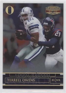 2007 Donruss Gridiron Gear - [Base] - Gold O's #3 - Terrell Owens /100 [EX to NM]