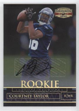 2007 Donruss Gridiron Gear - [Base] - Gold Signatures #119 - Rookie - Courtney Taylor /100