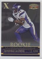 Rookie - Aundrae Allison [Noted] #/100