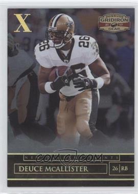 2007 Donruss Gridiron Gear - [Base] - Gold X's #32 - Deuce McAllister /100