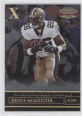 2007 Donruss Gridiron Gear - [Base] - Gold X's #32 - Deuce McAllister /100