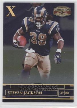 2007 Donruss Gridiron Gear - [Base] - Gold X's #42 - Steven Jackson /100