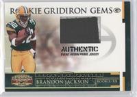 Rookie Gridiron Gems - Brandon Jackson #/50