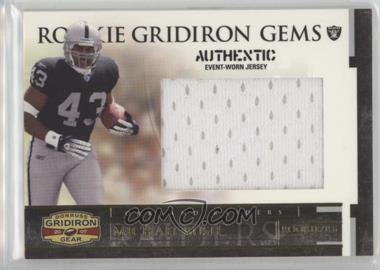 2007 Donruss Gridiron Gear - [Base] - Jumbo Jerseys #221 - Rookie Gridiron Gems - Michael Bush /50