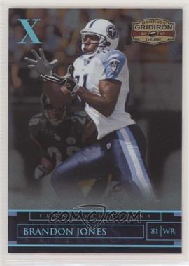 2007 Donruss Gridiron Gear - [Base] - Platinum X's #88 - Brandon Jones /25