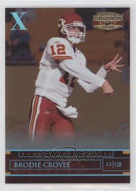 2007 Donruss Gridiron Gear - [Base] - Platinum X's #94 - Brodie Croyle /25