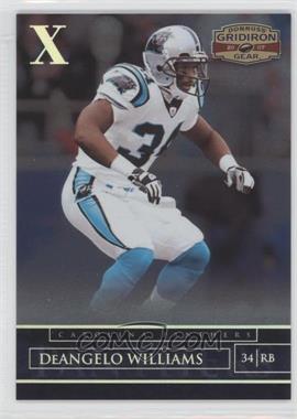 2007 Donruss Gridiron Gear - [Base] - Silver X's #30 - DeAngelo Williams /250