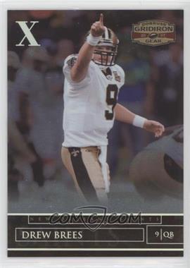 2007 Donruss Gridiron Gear - [Base] - Silver X's #31 - Drew Brees /250