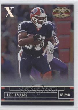 2007 Donruss Gridiron Gear - [Base] - Silver X's #52 - Lee Evans /250