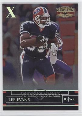 2007 Donruss Gridiron Gear - [Base] - Silver X's #52 - Lee Evans /250