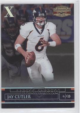 2007 Donruss Gridiron Gear - [Base] - Silver X's #89 - Jay Cutler /250