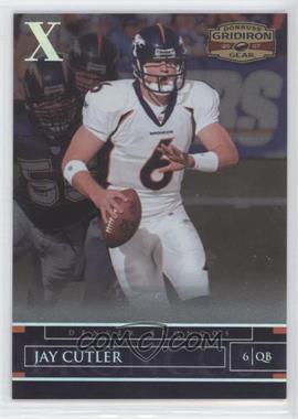 2007 Donruss Gridiron Gear - [Base] - Silver X's #89 - Jay Cutler /250