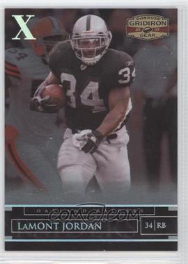 2007 Donruss Gridiron Gear - [Base] - Silver X's #96 - LaMont Jordan /250