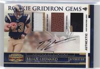 Rookie Gridiron Gems - Brian Leonard #/50