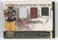 Rookie Gridiron Gems - Brandon Jackson [Noted] #/50