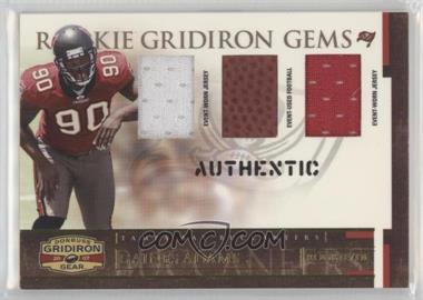 2007 Donruss Gridiron Gear - [Base] - Trios Materials #226 - Rookie Gridiron Gems - Gaines Adams /50