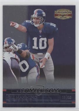 2007 Donruss Gridiron Gear - [Base] #4 - Eli Manning