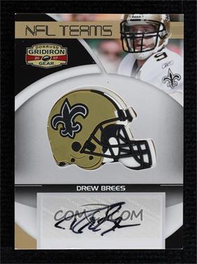 2007 Donruss Gridiron Gear - NFL Team Pro Signatures #NFLTP-7 - Drew Brees /32